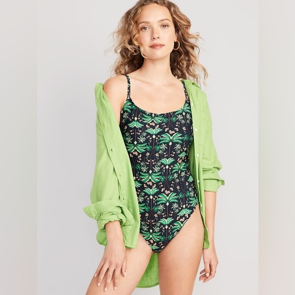 Old Navy tie back One-Piece Women swimsuit